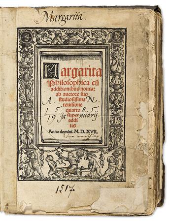 Reisch, Gregor (c. 1467-1525) Margarita Philosophica.